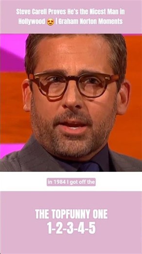 Steve Carell Proves He’s the Nicest Man in Hollywood 😍 | Graham Norton Moments #viral #funny #shrots