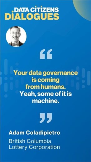 Data governance is 90% people, 10% process