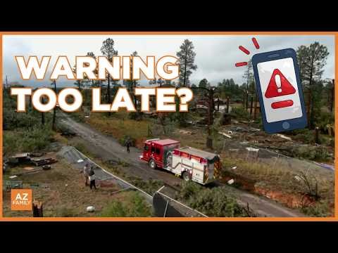 Warning Too Late? Mom rushes kids to shelter as suspected tornado hits Heber-Overgaard