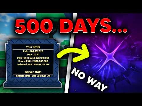 It Took Me 500 DAYS To ROLL THIS AURA... | Sol's RNG