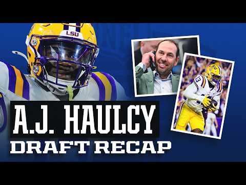 A.J. Haulcy’s Draft Night: The Pick, The Call, and The Reaction