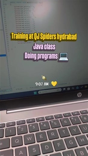 Started my journey toward becoming a Java Full Stack Developer 🚀💻New beginnings, new challenges.....