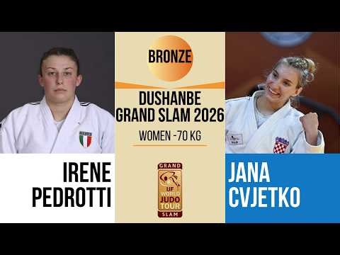 Irene PEDROTTI VS Jana CVJETKO | DUSHANBE Grand Slam 2026 | BRONZE -70 kg
