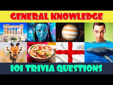 General Knowledge Trivia Quiz | 101 Questions