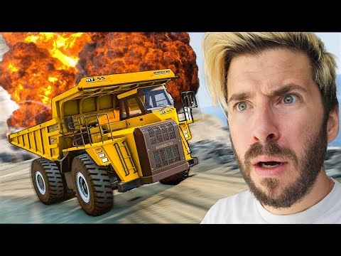 I Took A 55 Ton Dump Truck Around A Race Track