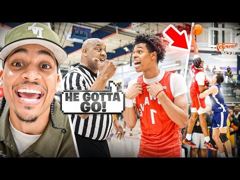 MY AAU PLAYER ALMOST FOUGHT THIS REF FOR EJECTING HIM!