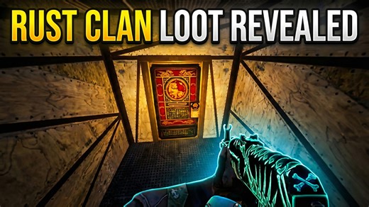 Rust gameplay: A clan stacking all their loot in just a 2x1 square