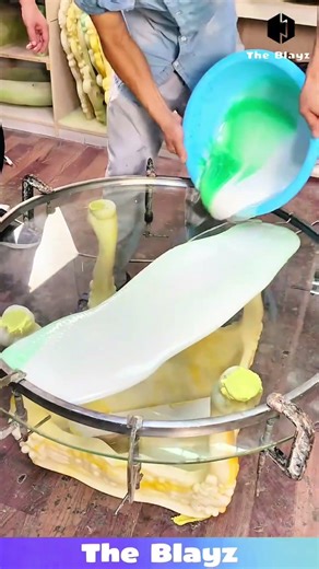 Hot Melt Plastic Molded Into Perfect Circles on Glass | Precision Process