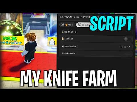 [🎉UPDATE] My Knife Farm BEST Script Auto Farm, Auto Spin & Auto Buy Roblox 2026
