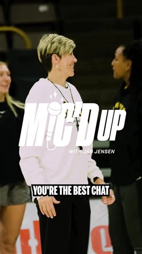 “You gotta be gritty!” 😤 Iowa head coach Jan Jensen is Mic’d up and setting the tone at practice. #NCAAWBB x 🎥 IG/iowawbb