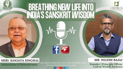 Breathing New Life into India’s Sanskrit Wisdom | Cedrus Wealth Partners