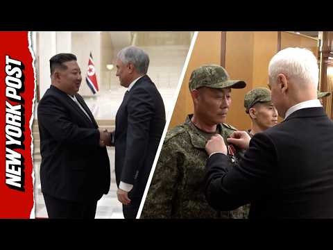 Russia Meets with Kim Jong Un and Awards North Korean Troops Who Fought in Ukraine War