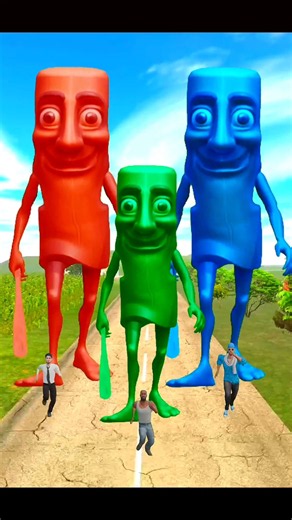 Colourfull tum tum shur attack Franklin and jack fight ice cream rod #shorts