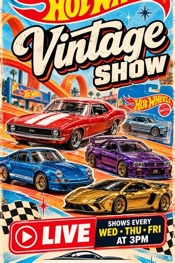 Hot Wheels Live Show! Vintage 1990s - Early 2000s 1:64