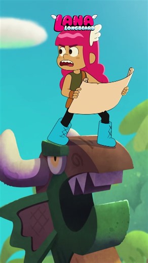 Sailing a Huge Ship on Land… #LanaLongbeard #CartoonNetwork