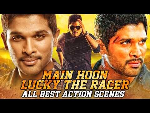Main Hoon Lucky The Racer Hindi Dubbed Movie All Action Scenes | Allu Arjun Mass Action