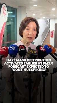 Haze in Singapore: Mask distribution starts earlier as air quality deteriorates