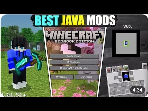(6 New addon) Minecraft PE Convert Into JAVA Edition 🔥| Best Java mods For MCPE 1.21.120 😍