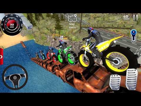 Vertical Mega Ramp Impossible Offroad Bike Racing 3D - Extreme Stunts Tracks - Android GamePlay #1