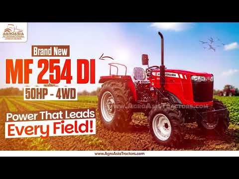 MASSEY FERGUSON MF 254 50HP 4WD | IDEAL FOR SMALL & MEDIUM FARMS | AGROASIA TRACTORS | INQUIRE NOW