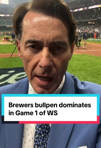 The Brewers’ bullpen continues its dominance #worldseries #brewers #rays