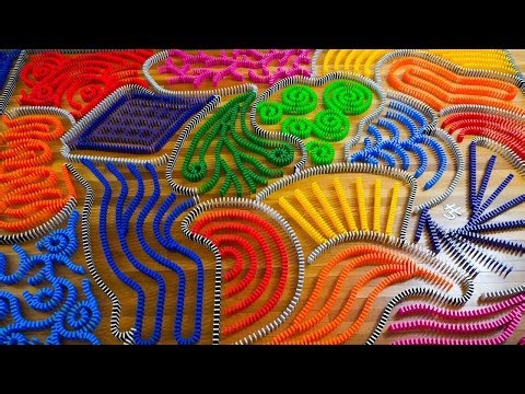 Domino Art Compilation - Most Satisfying Topples