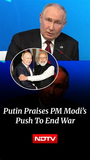 "Despite Our Friendly Ties...": Putin Praises PM Modi For "Good Ideas" On Ending Russia-Ukraine War