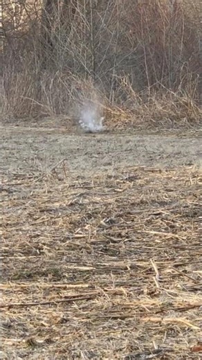 Target shooting - ice block vs. muzzleloader, field view! Slow motion - 34 percent video speed!