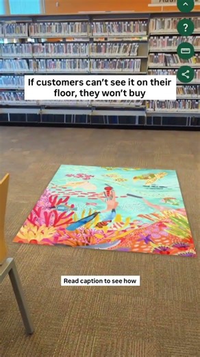 If customers can’t see the rug on their floor, they won’t buy it.