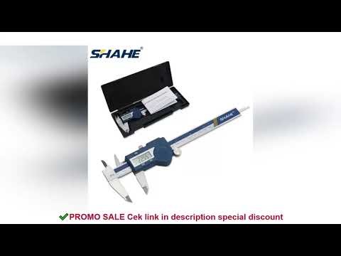 SHAHE Hardened Stainless Steel Digital Caliper Electronic Vernier Caliper Micrometer Measuring Tools