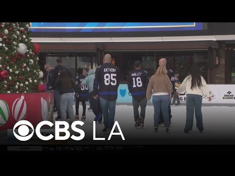 Skid Row kids get to have some fun on ice with the LAPD