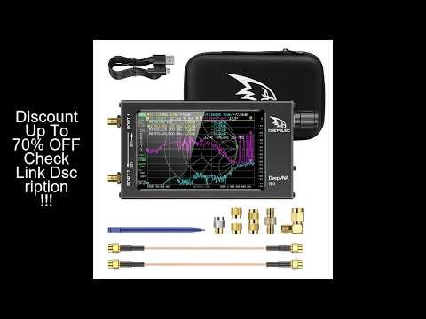 DeepVNA-101 4.3 inch Antenna Analyzer 10k-1.5GHz SWR Meter VHF UHF Network Analyzer HW3.2 IPS LCD +