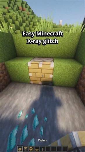 Easy Minecraft X-Ray Glitch 😳⛏️