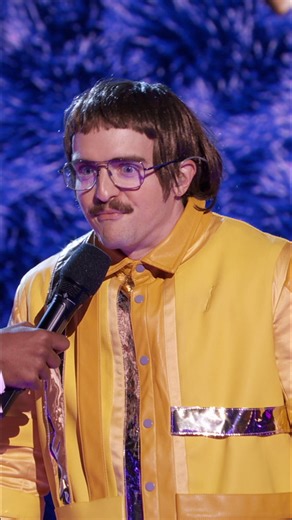 When he's not crunching numbers, he's serving face on #TheMaskedSinger! 🍌 #Chit Don't miss more iconic reveals on Season 14 of #TheMaskedSinger, premiering Wednesday at 8/7c on FOX! | The Masked Singer