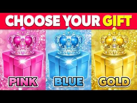 Choose Your Gift...! 🎁 Pink, Blue or Gold? 💖💙💛