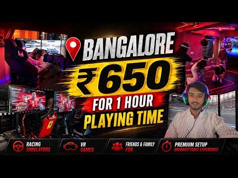 🏎️ Bangalore’s Cheapest Racing Simulator – ₹650 for 1 Hour Playing Time | explore with Kovshik gowda
