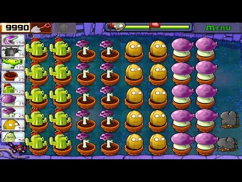 Plants vs Zombies • Adventure Night Level (1/2) • Full Walkthrough HD [ 1080p ] [ 60fps ]