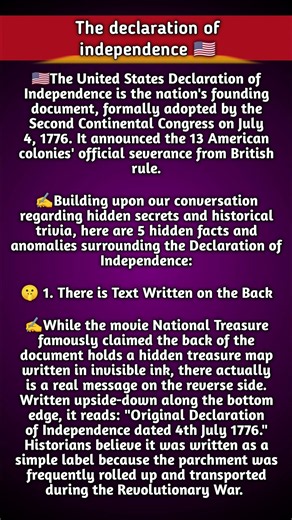 The Declaration of Independence: The Story Behind July 4, 1776.