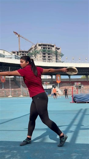 Discus throw technique practice 🥏🔥Consistency + Power + Perfect Release = Progress 💪#shorts