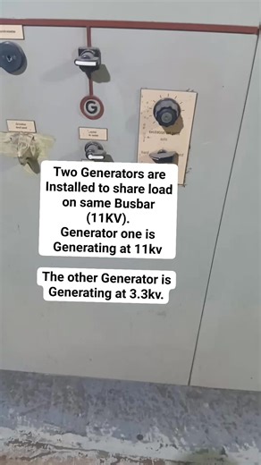 Two Generators are installed to share load on same Busbar (11KV). Generator one is Generating at 11kv The other Generator is Generating at 3.3kv. A 3.3kv/11kv Step-down Transformer is connected between the 3.3kv and 11kv Busbar. Where should Synchronization take Place? Synchronization at 3.3kv before Step-up, or synchronization at 11kv after step-up? | Industrial Electrician