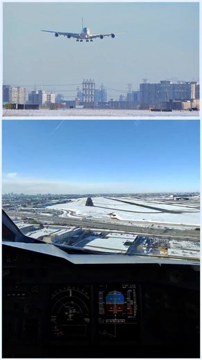 Incredible Cockpit footage of a Etihad Airbus A380 executing smooth landing and such impressive Braking!