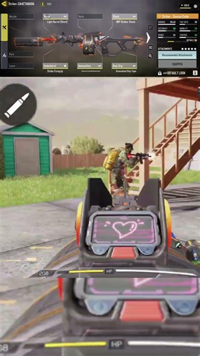 💪CODM Striker powerfull Attachment Multiplayer #codm #gameplay #callofduty #gamingzone