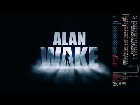 Alan Wake Remastered (int8 FSR4) - Kubuntu 26.04 - Alienware M15 R7 Radeon 680m R7 6800H -OptiScaler