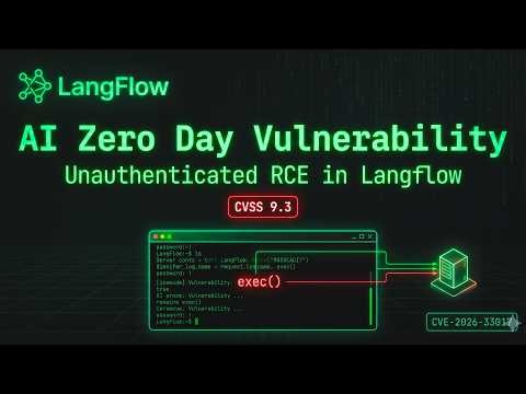 AI Agent Builder Hacked | Langflow 0-Click RCE Explained — CVE-2026-33017