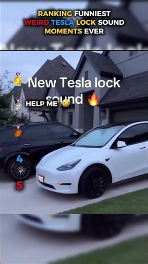 Ranking Funniest Weird Tesla Lock Sound Moments Ever