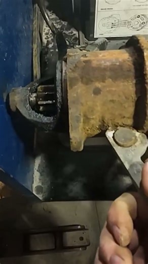 Testing the starter. #automobile #mechanic #truck #chevrolet #chevytrucks #barnfinds #loadmaster