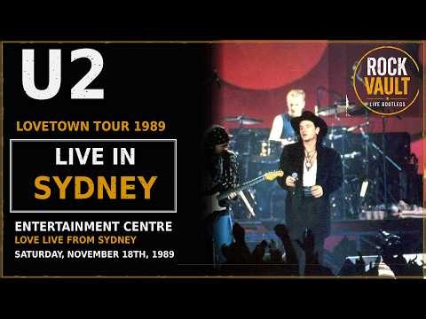 U2 – Live at Sydney Entertainment Centre, Sydney, Australia. November 18th, 1989. Full Concert Audio
