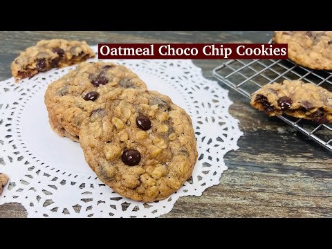 Best Oatmeal Chocolate Chip Cookies | Oats Cookies