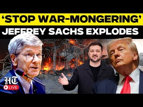 Jeffrey Sachs LIVE | Sachs’ Fiery Take on Ukraine War, Blasts Trump | Russia | Iran | NATO | Putin