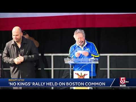 'No Kings' rally held in Boston
